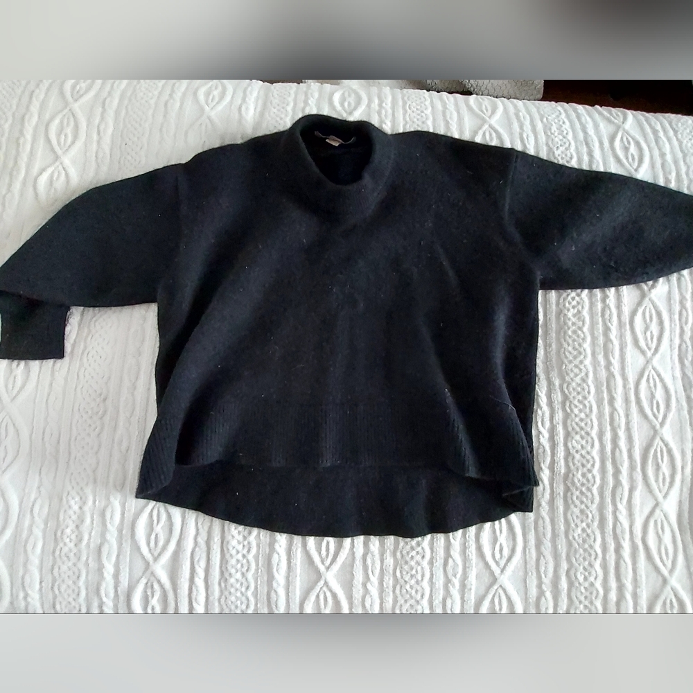 Michael Kors Black Mock Neck Sweater.